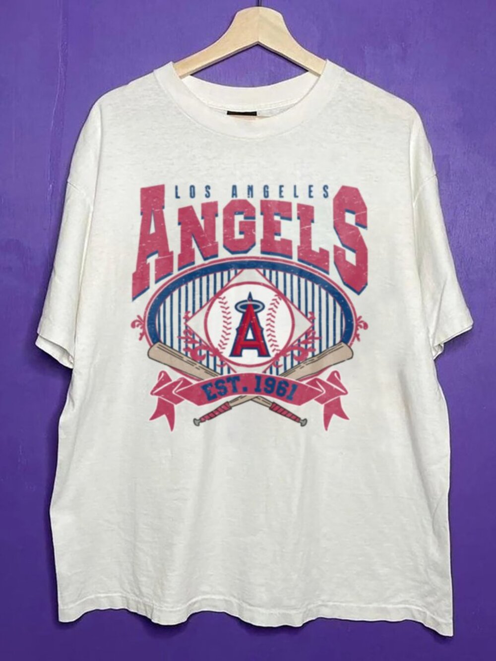 EST 1861 Los Angeles Angels Baseball Unisex Shirt, Retro LA Angels MLB Shirt Tee